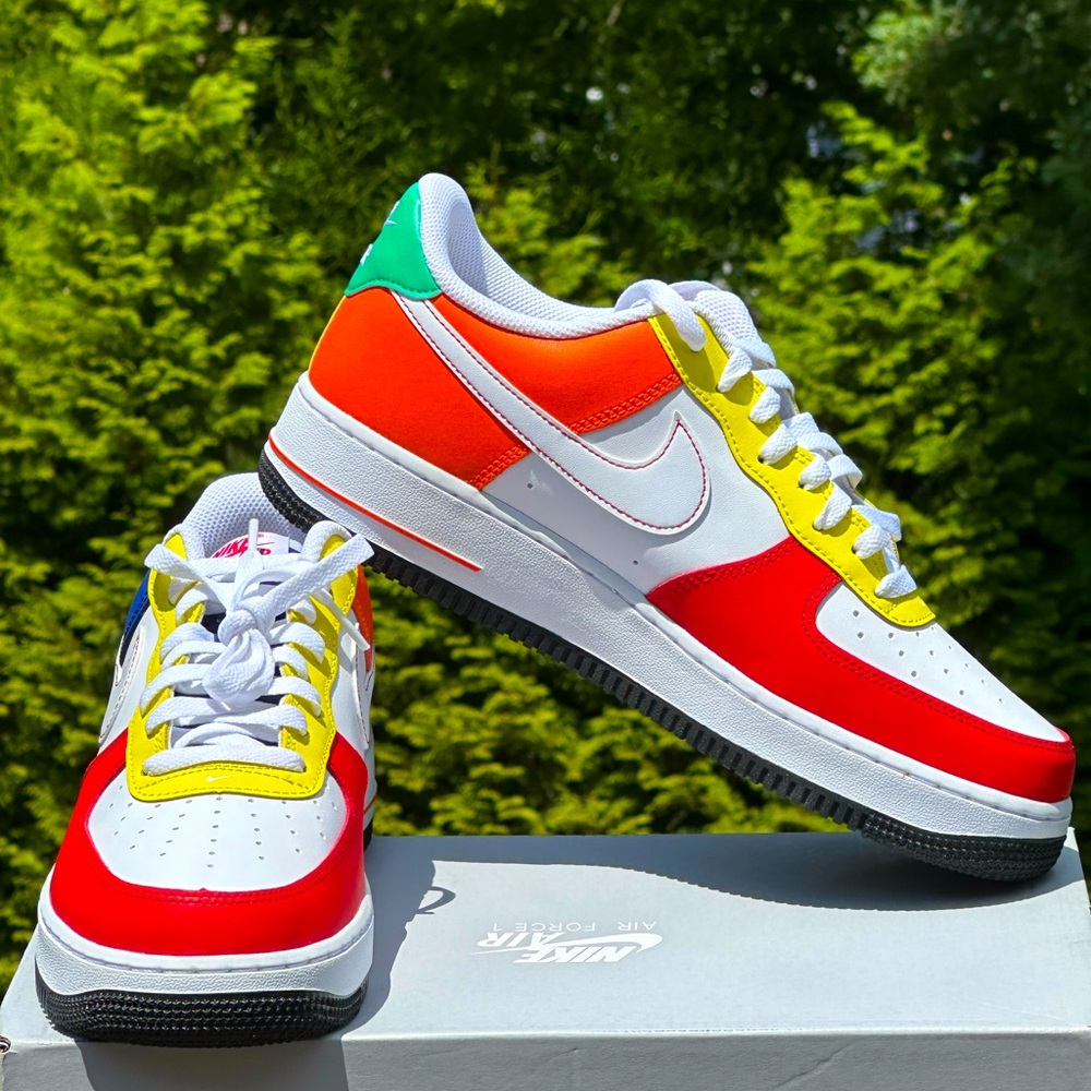 NEW Nike Air Force 1 '07 LV8 “Rubik’s Cube” Low Casual Sneaker - Size 9, 11, 12